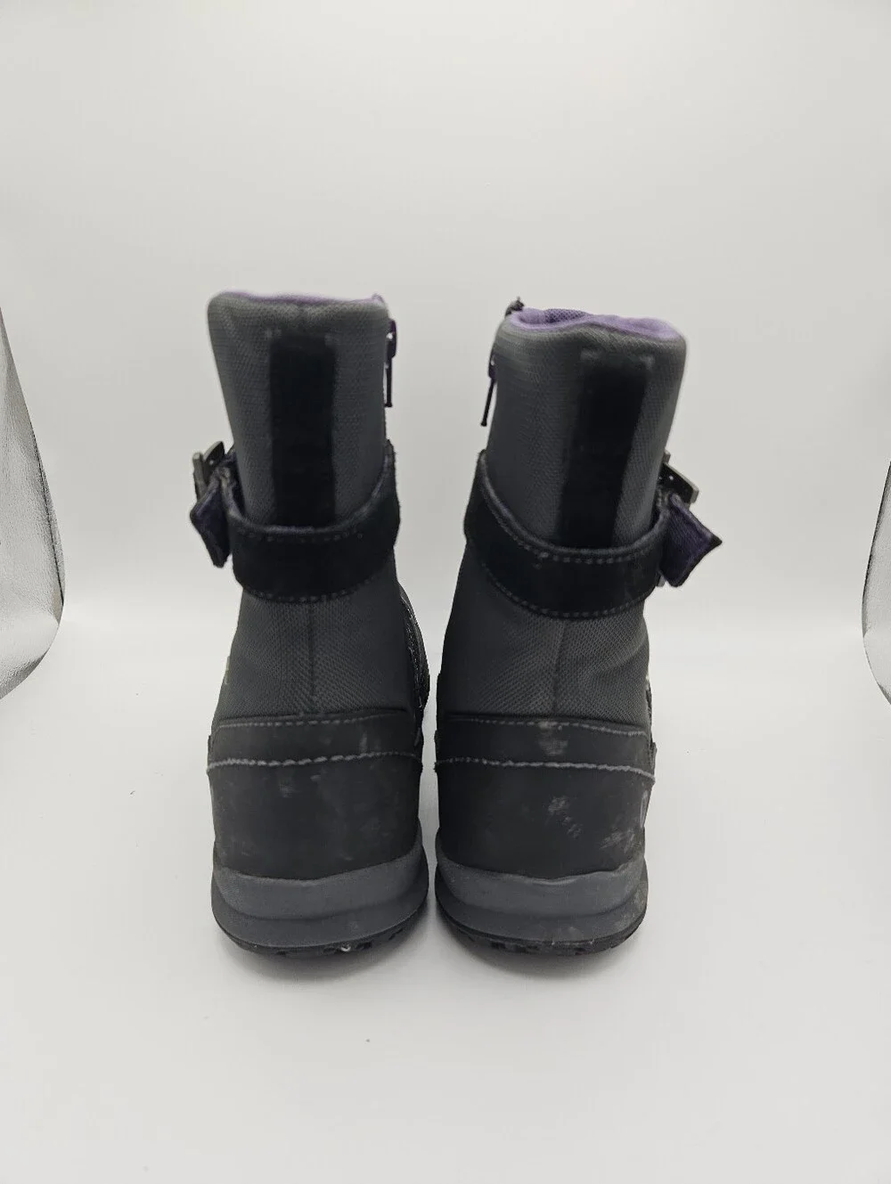 Merrell Albany Sky gray and black waterproof boots size 10